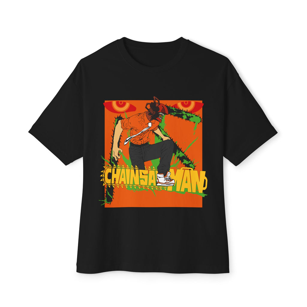 Chainsaw Man Graphic Tee — Bold Anime Skate Style Oversized Shirt