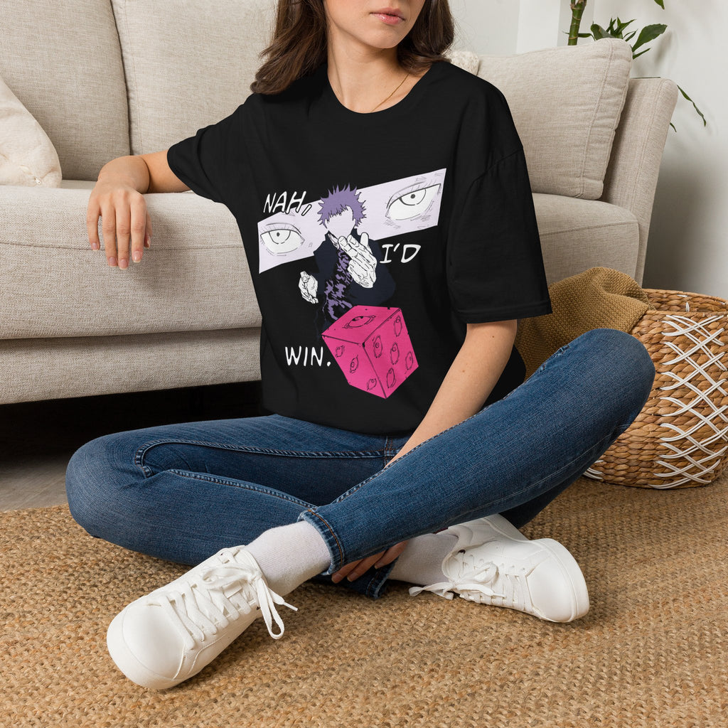 Jujutsu Kaisen 'Satoru Goju, "Nah, I'd Win"' Graphic Tee