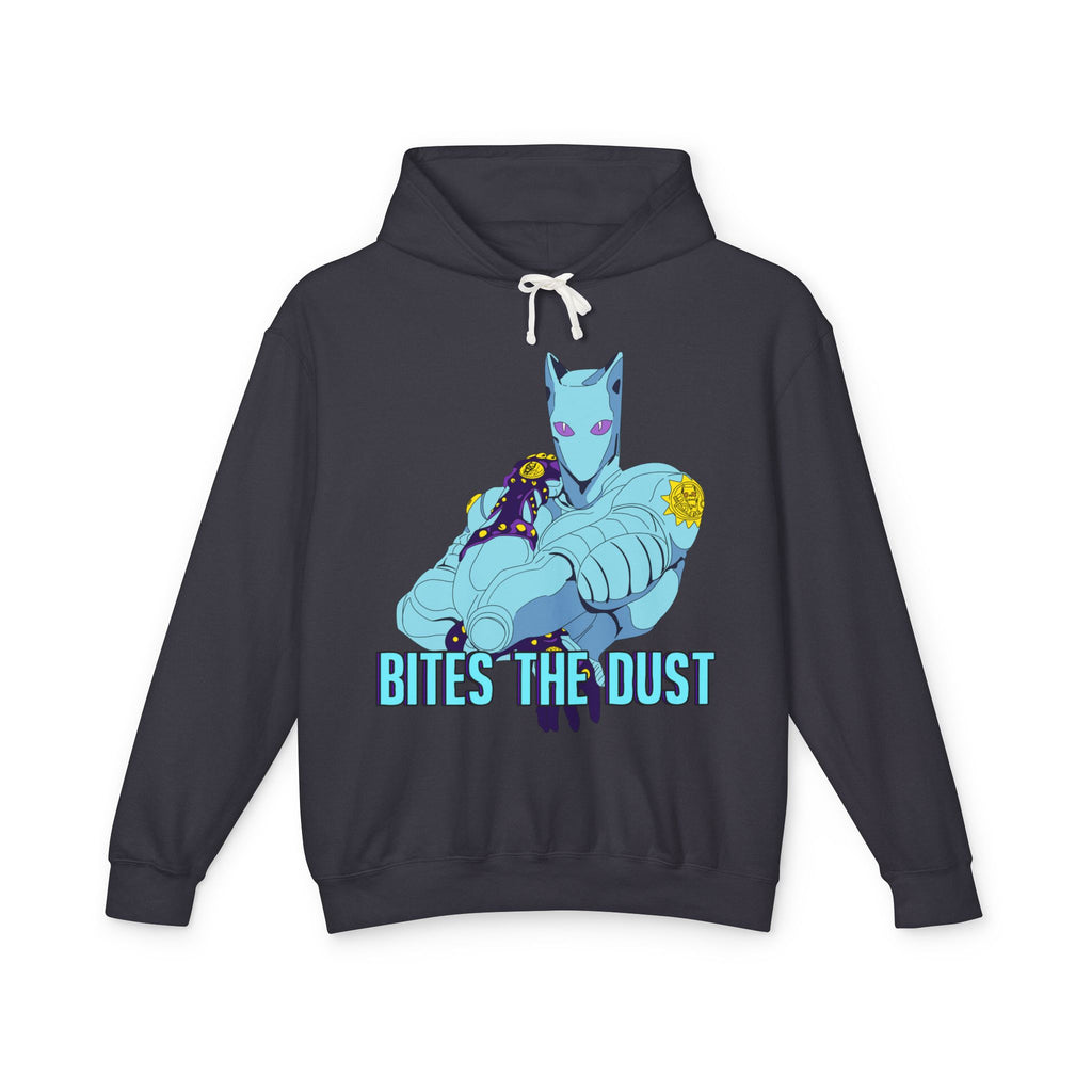 Killer Queen Stand “Bites the Dust” Jojo's Bizarre Adventure Inspired Hoodie — Anime Graphic Sweatshirt