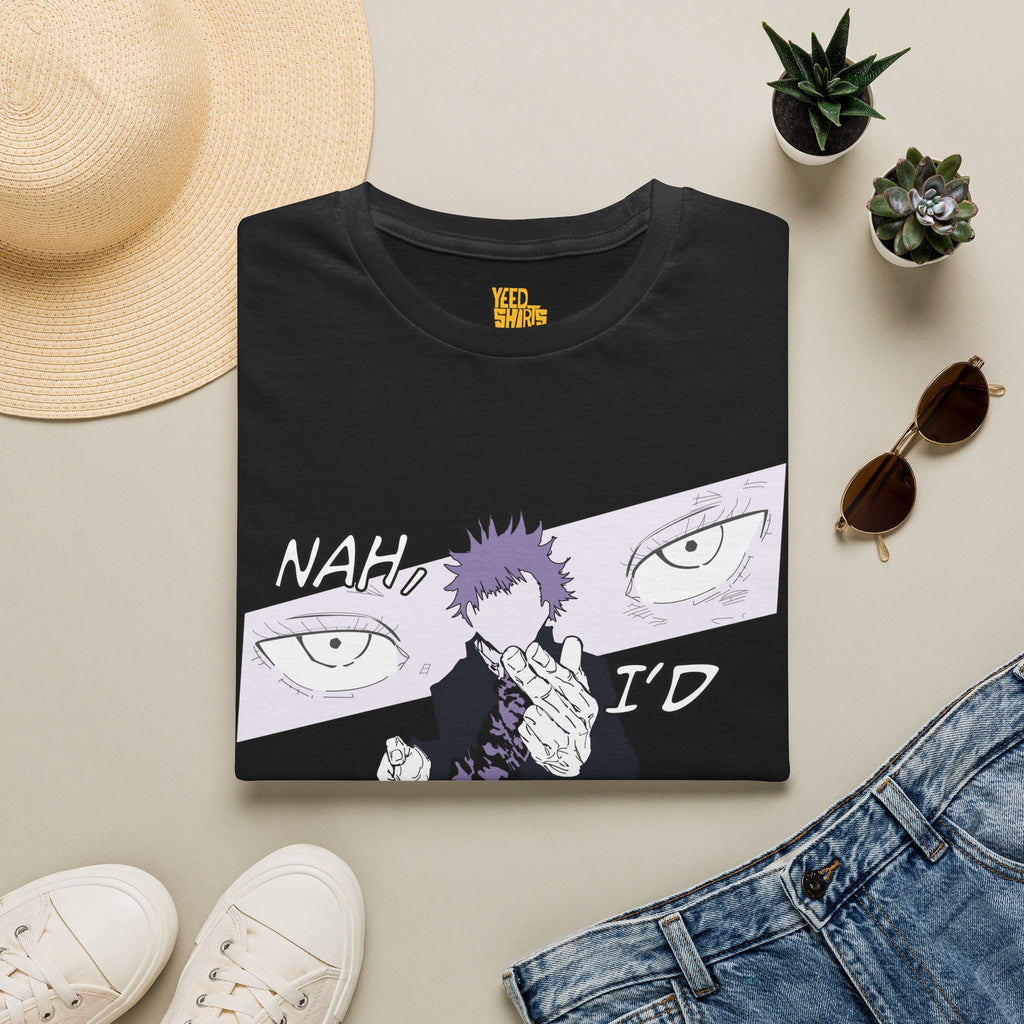 Jujutsu Kaisen 'Satoru Goju, "Nah, I'd Win"' Graphic Tee