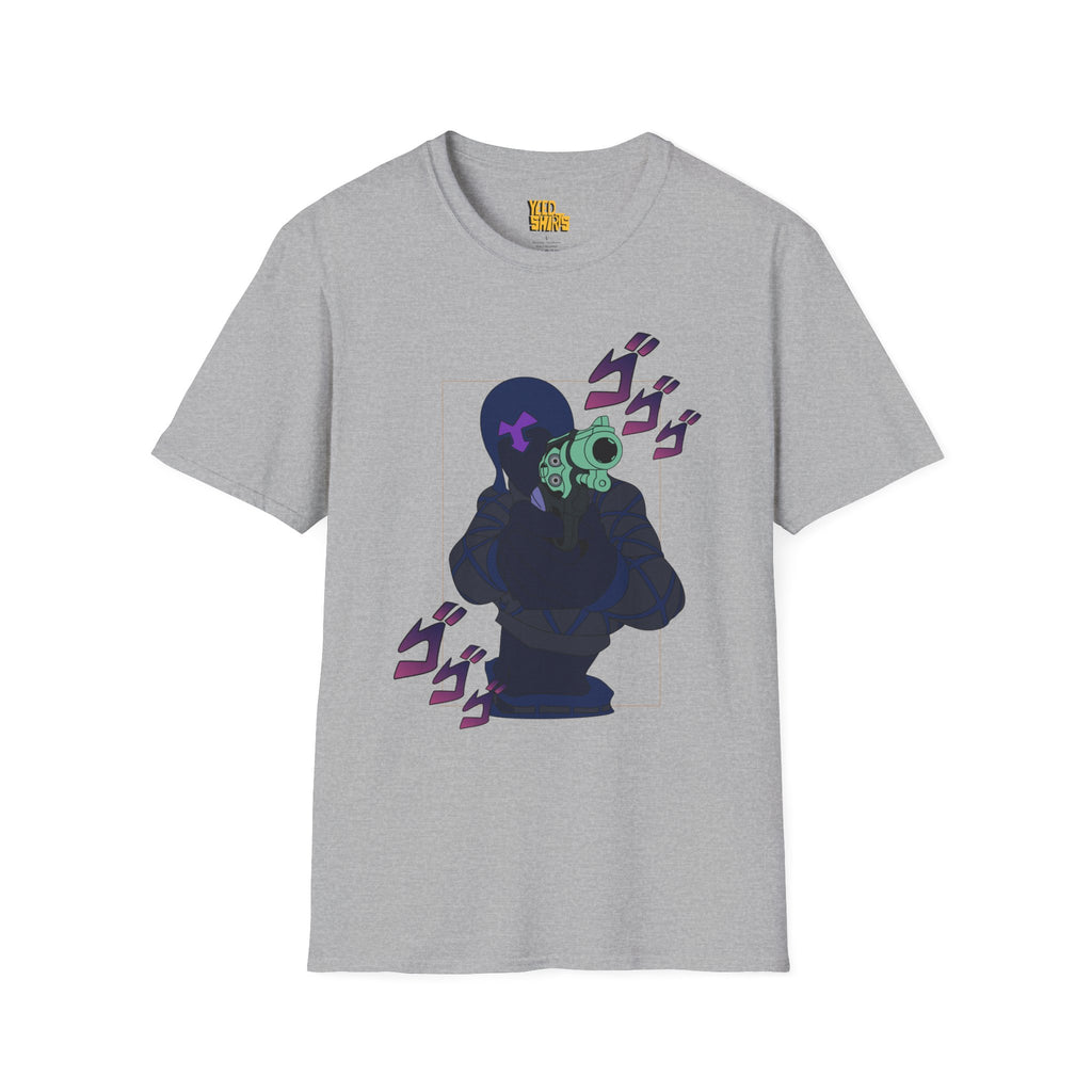 Mista from Jojo's Bizarre Adventure Golden Wind Inspired Tee