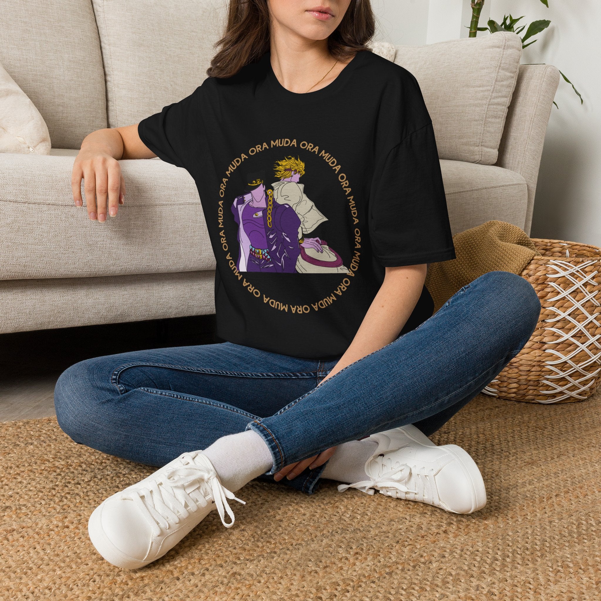 Jotaro Kujo and Dio Brando Jojo's Bizarre Adventure Inpired Tee