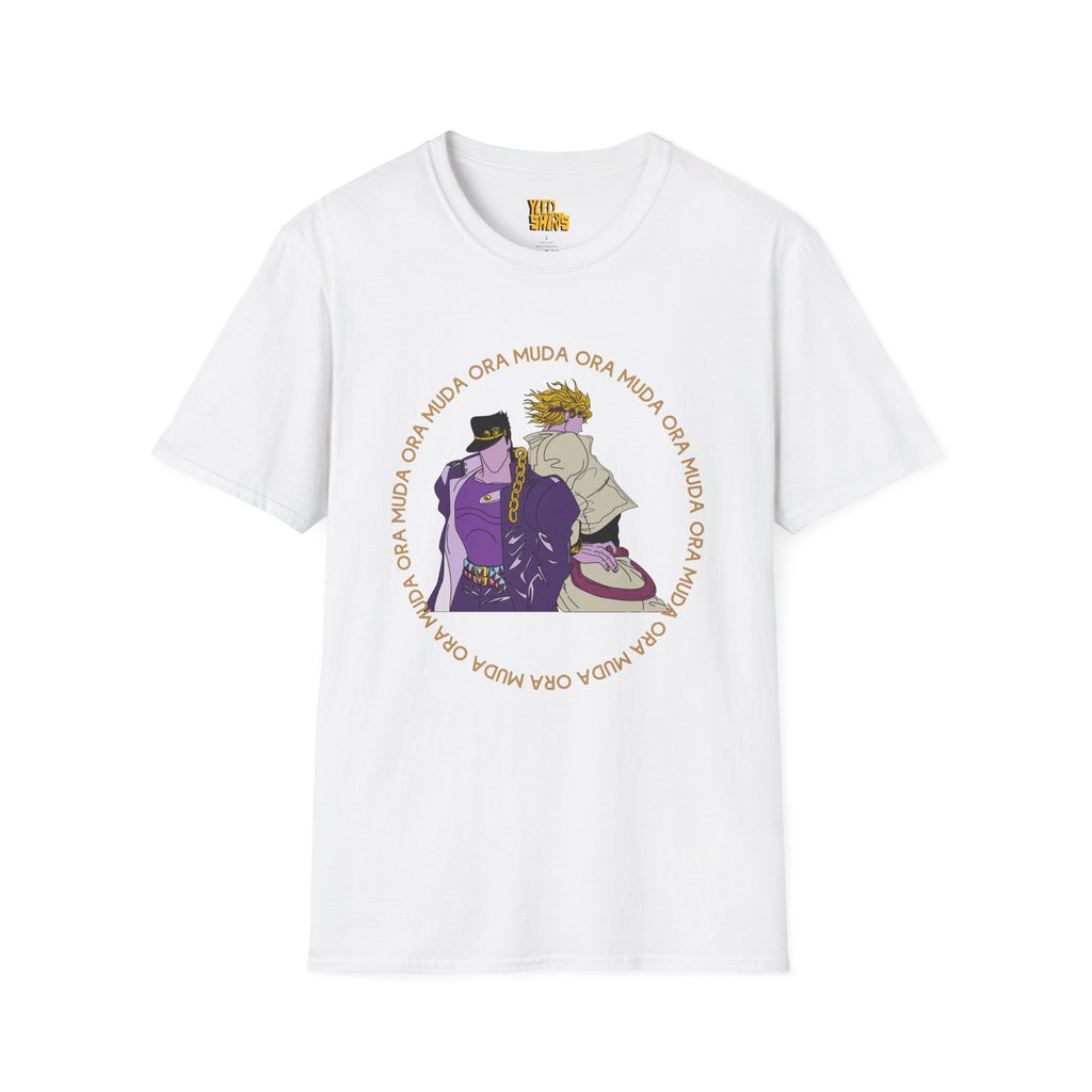 Jotaro Kujo and Dio Brando Jojo's Bizarre Adventure Inpired Tee