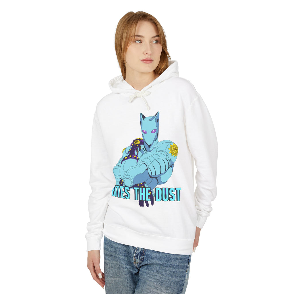 Killer Queen Stand “Bites the Dust” Jojo's Bizarre Adventure Inspired Hoodie — Anime Graphic Sweatshirt